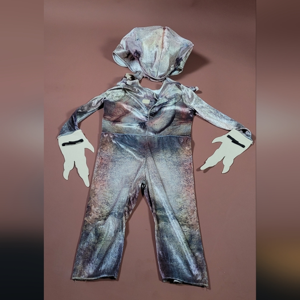 Kids Dinosaur Costume - Silver - Picture 4 of 6